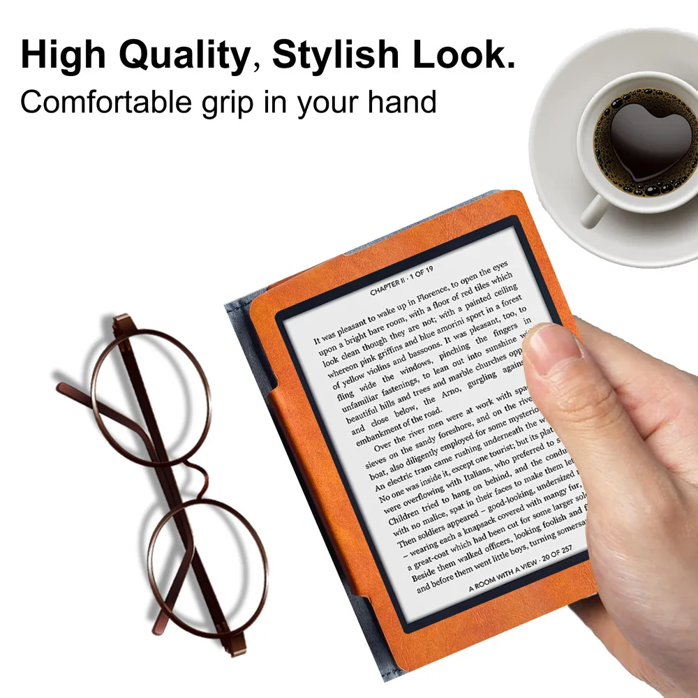 

Case for Kobo Aura HD 6.8"(Model - N204B) Ebook Leather Cover Magnetic Closure Protective Cases With Auto Sleep