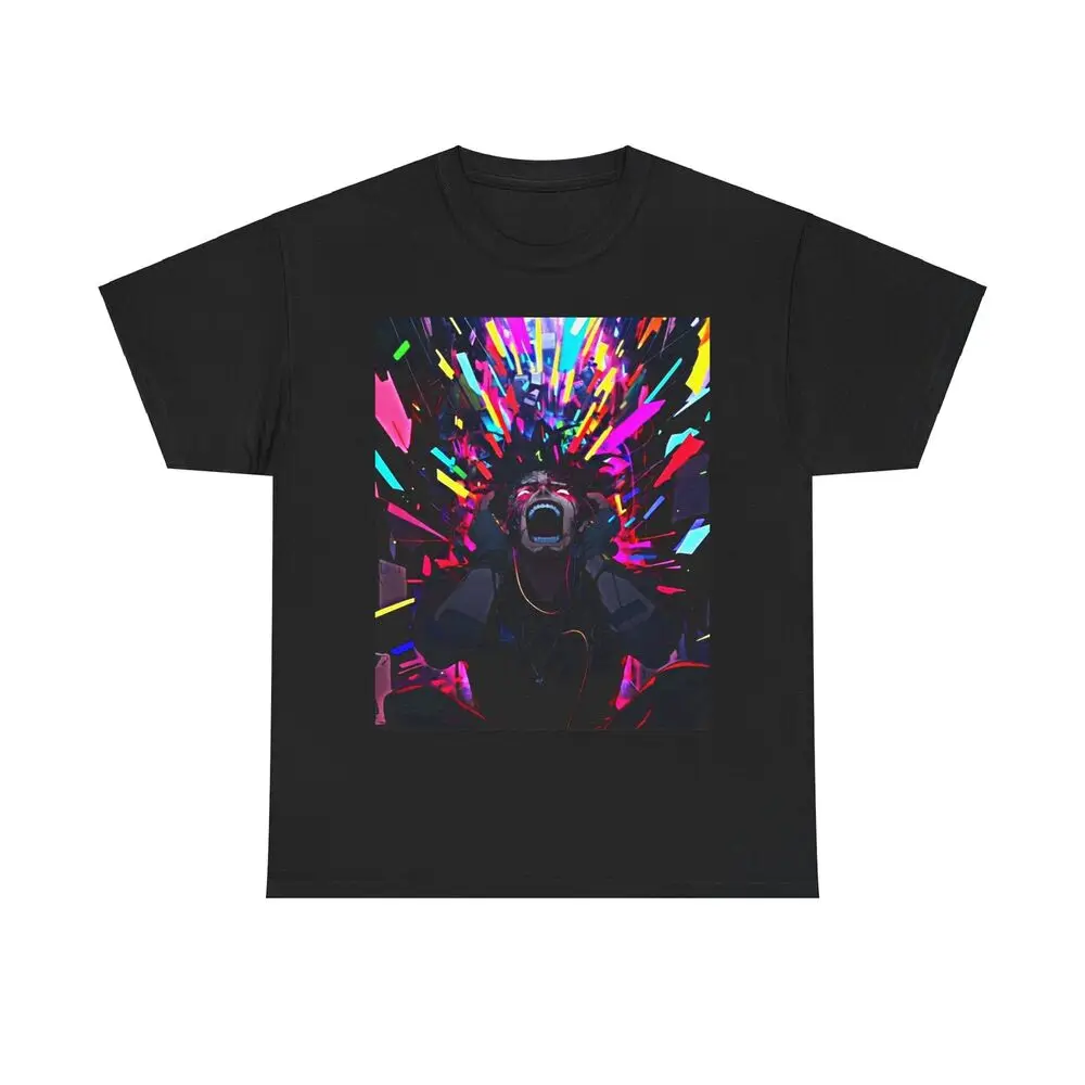 FASHION ANIME MAN MUSIC TRIPPY GRAPHIC TSHIRT Unisex T-shirts For Men Women Summer Tees Cotton Luxury Brand Vintage Oversized