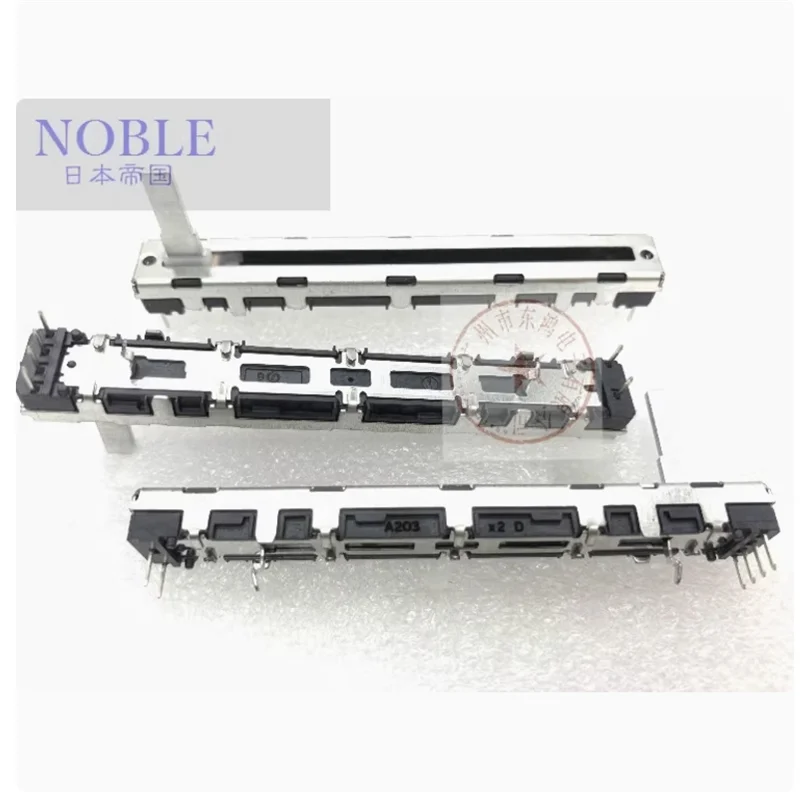 1 peça de potenciômetro de corrediça reta nobre nobre japonês 7.5mm a20k canal duplo yamaha mg12 console de mistura pode ser usado