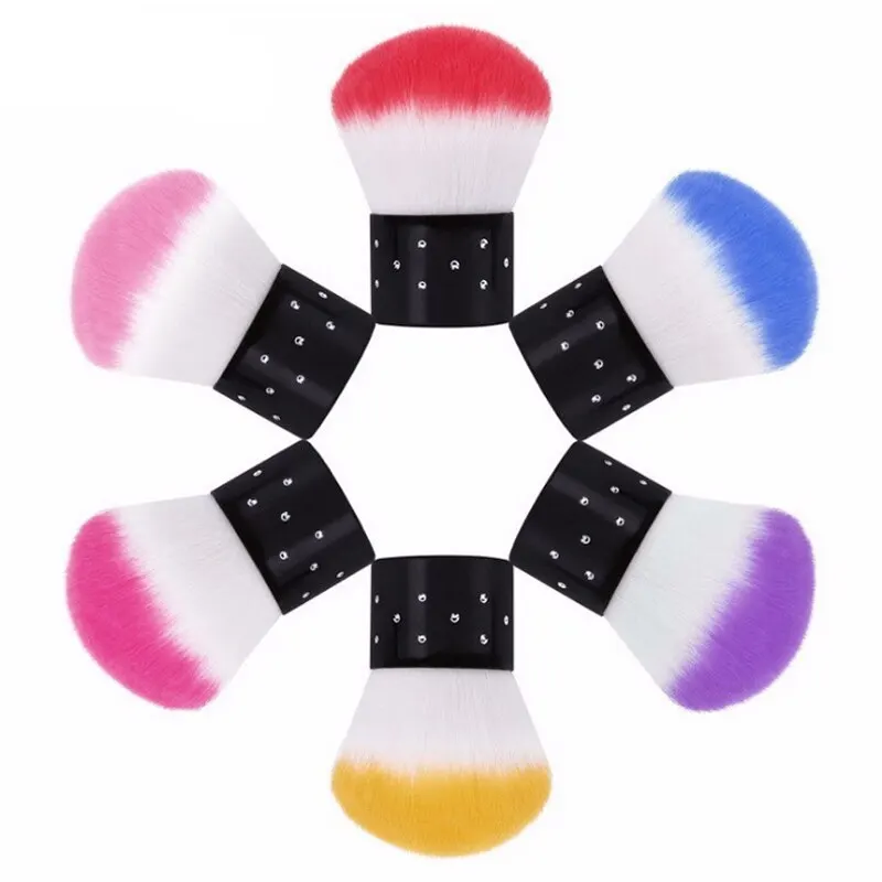 فرش أظافر الغبار لإزالة مستحضرات التجميل ، أداة تنظيف مسحوق الطلاء ، إكسسوارات تجميل الأظافر #4