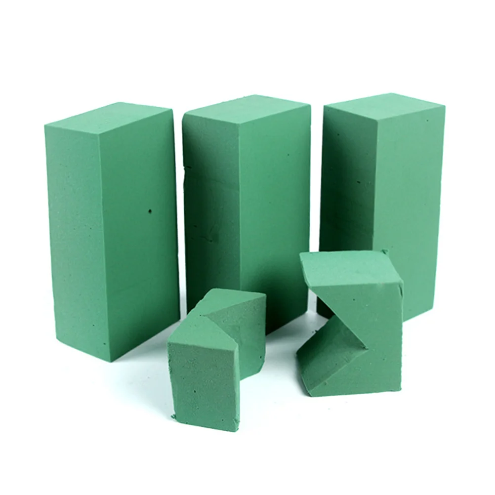 

Floral Dry Foam Flower Brick Green Mud for Decoration Wedding Arrangements Cut Flowers Moisture Retention Healthy Materials