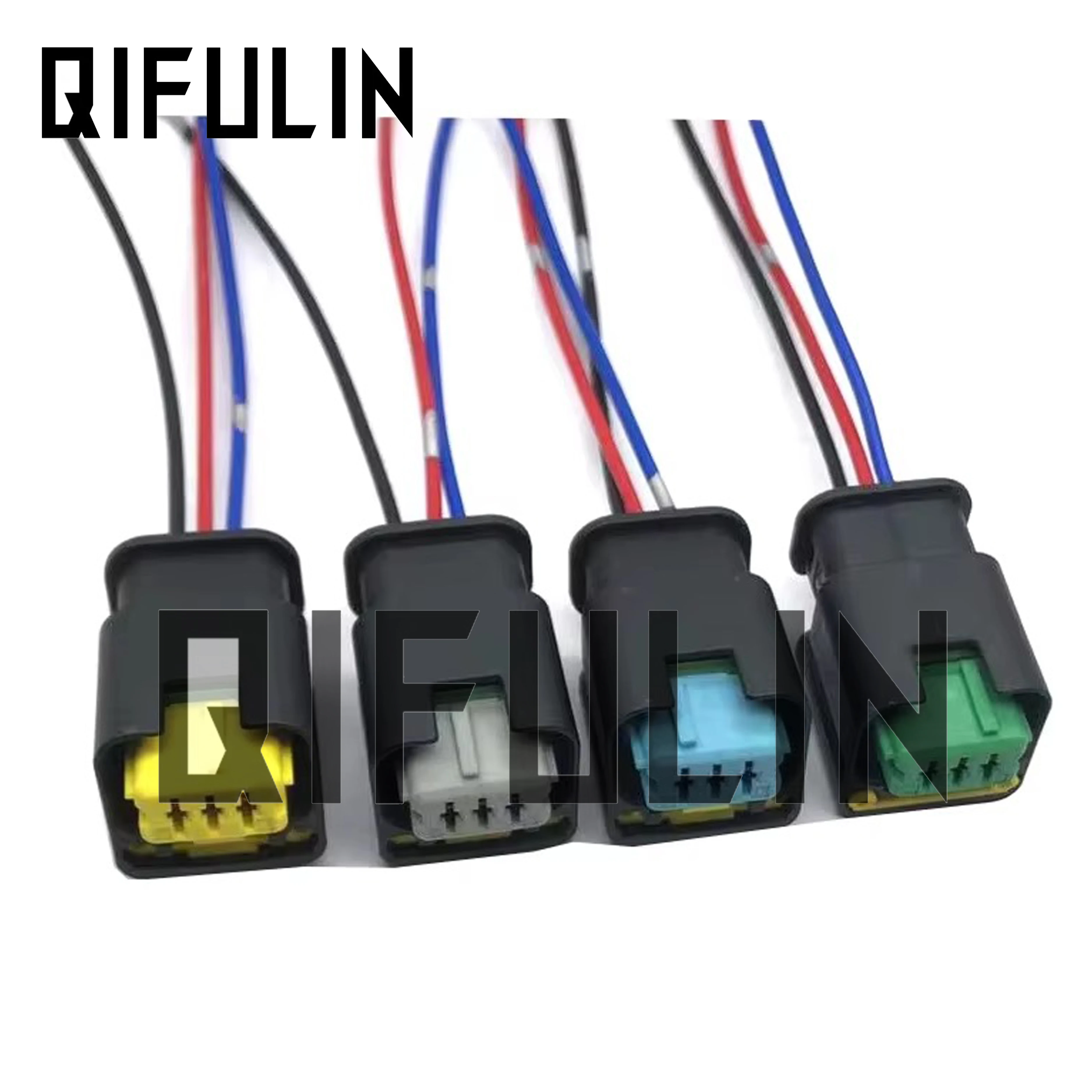 

1 Set 3 Pin 1801179-1 1801179 FCI Auto Crankshaft Sensor Plug Waterproof Electronic Connector For Citroen Peugeot With 15cm Wire