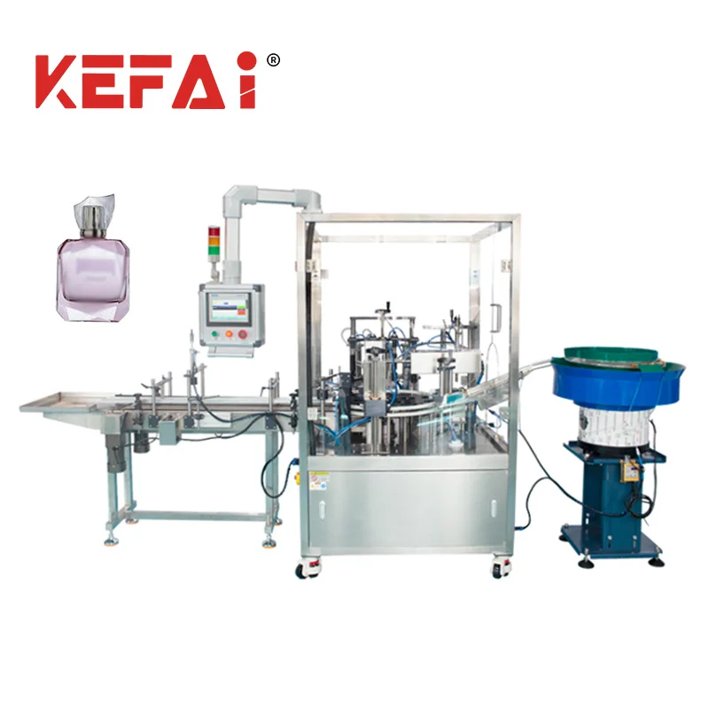 Kefai Automatic Perfume Filling Capping All-in-One  hine Filler Price