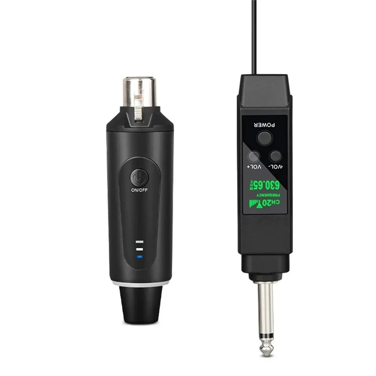 AA19 2.4GHz Wired Microphone Converter to Wireless Dynamic Microphone 150ft Range, for PA System, Audio Mixer