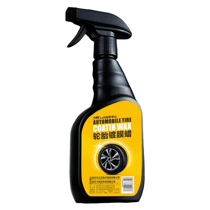 

Tire Coating 500ml Nano Coating Tire Polish Wheel Care Products Waterproof High Gloss Tire Wax Tire Dressing Spray For