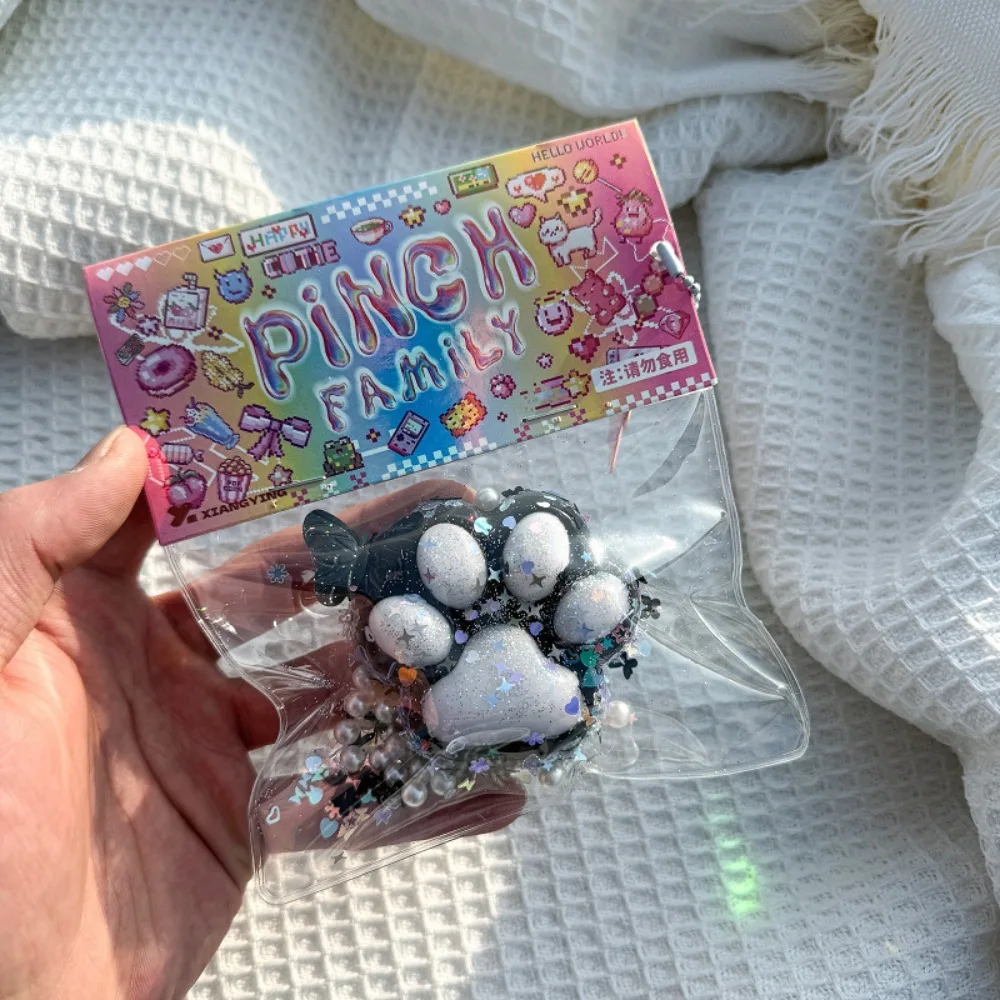 New Cat Foot Squeeze Toy TPR Mochi Stress Relief Toy Antistress Reduce Stress Fidget Toy Girl