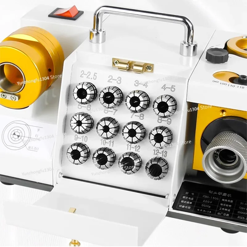 Twist drill bit grinder Fully automatic sharpener Universal fool-style portable small drill bit grinding special tool