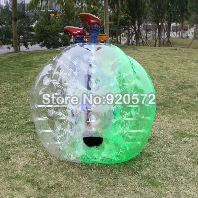 1.5m venda quente bola inflável transparente zorbing bola de hamster humano bola zorb china bola zorb