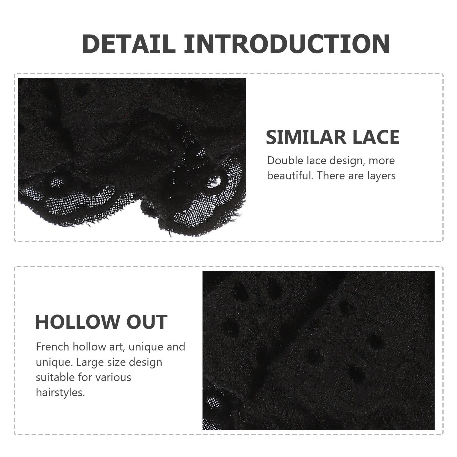 

Decorative Hair Ties Lace Cute Scrunchies for Women Women's Bobby Accessories