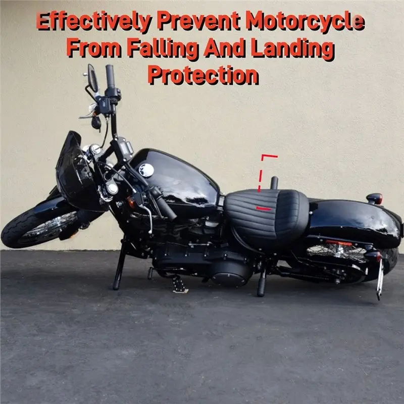 A22F-Passenger Foot Pegs Crash Bar Frame Motorcycles Rear Bumper For Softail Street Bob 114 Low Rider ST FXLRS FXBBS