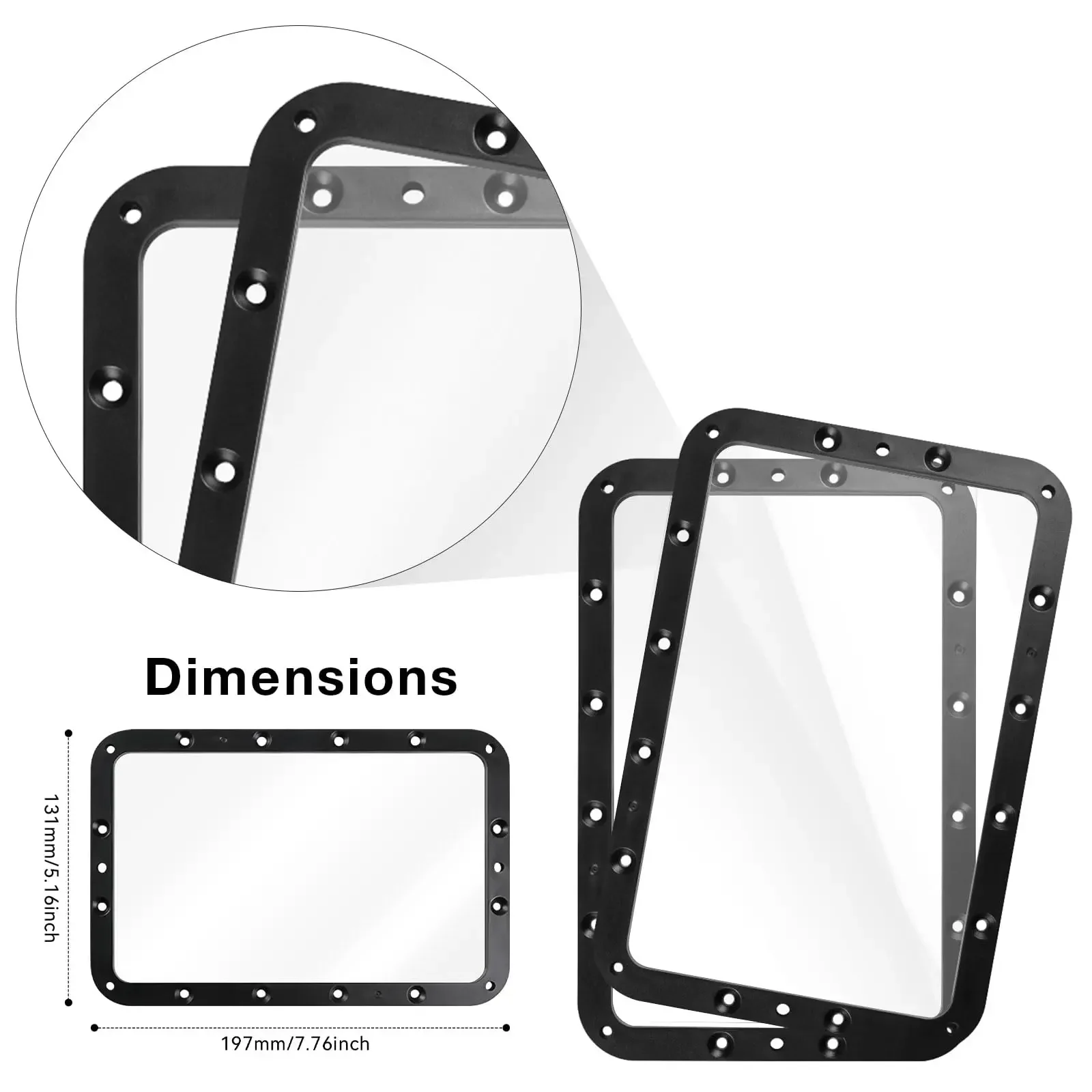 

2Pcs Quick Replacement FEP Film Integrated Design For Photon Mono 2 / Mono 4 / 4 Ultra Resin 3D Printer Accessories