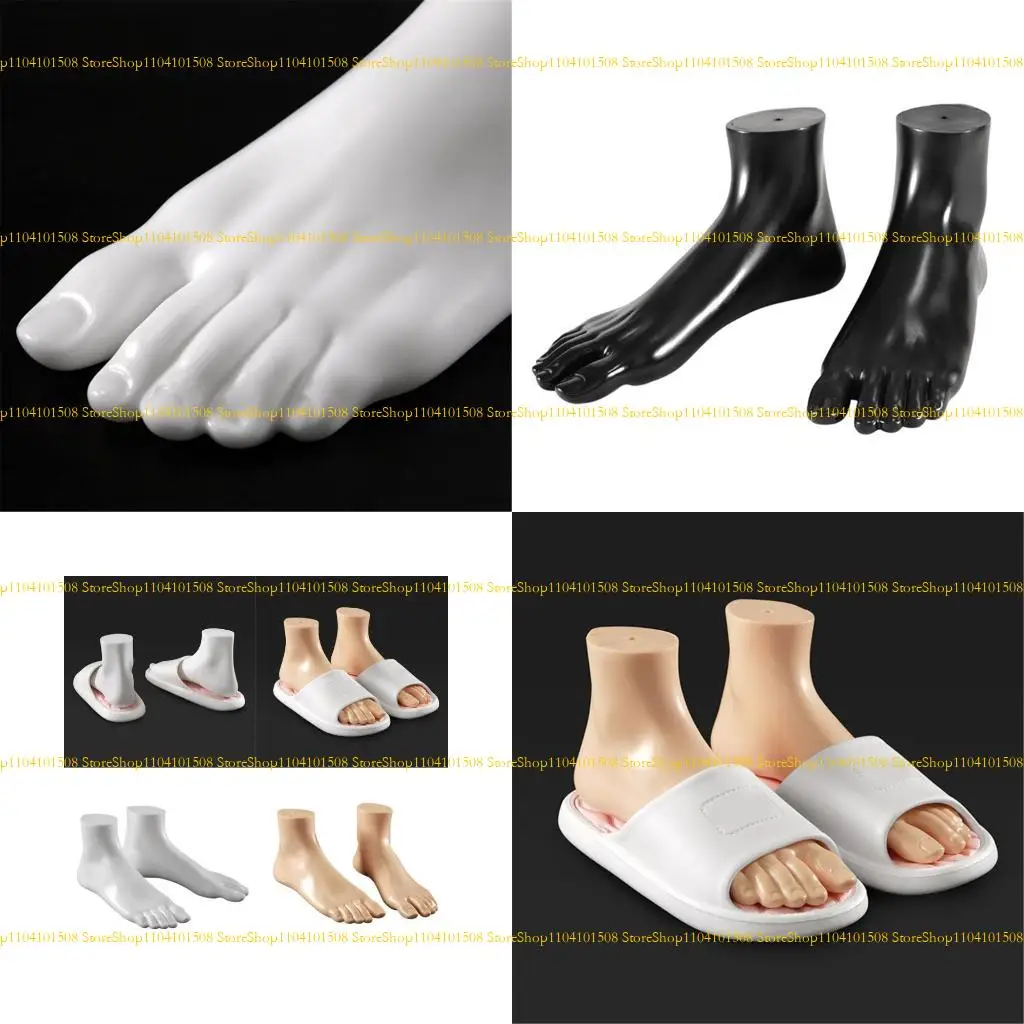 

15YC 1 Pair Teaching Aid PVC Foot Prototype Simulation Foot Replicas PVC Texture