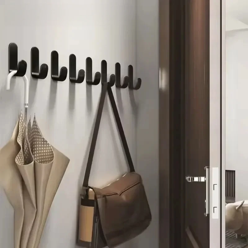 3-9Pcs Strong Self-Adhesive J-hook Adhesive Hanging,Bathroom Towel Key Kitchen