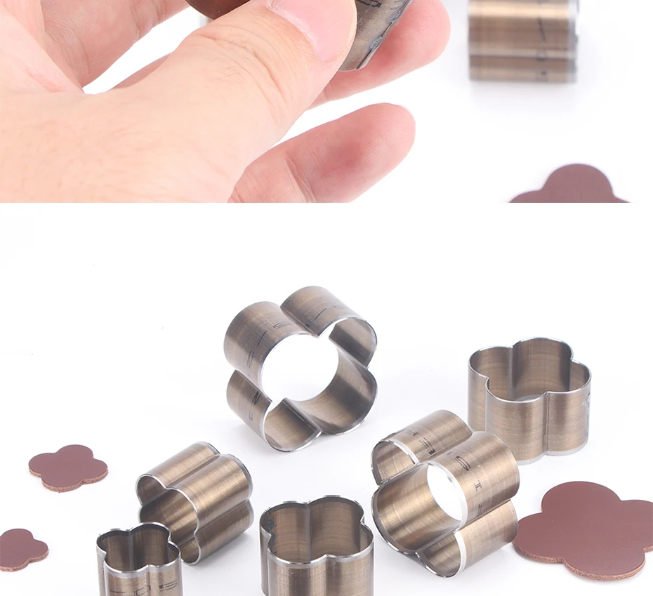QJH 20–50 mm gestanzte Lederohrringe/Tropfenformschneider/8 Formen/Herz/Quadrat/Abgerundetes Quadrat/Dreieck/Hexagon/Pflaume/Tropfen/Blatt – Detail 35