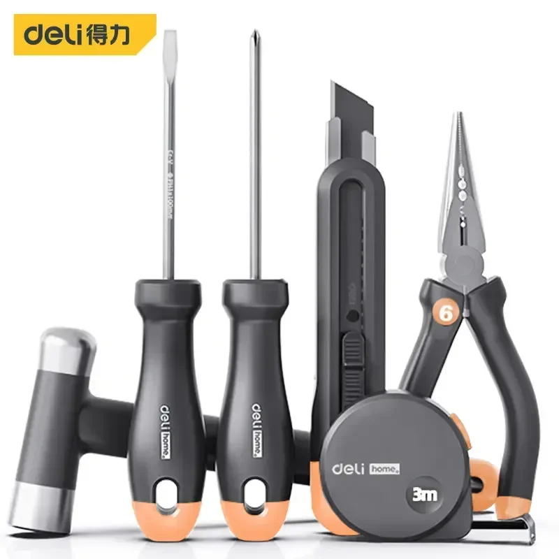 4/6/8 Pcs Household Combination Tool Set High Quality Carbon Steel Hammer/pliers/knife Repair Hand Tools Set for Electrician