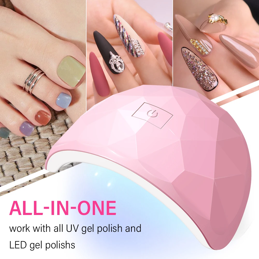 LULAA lampe LED UV multifonctionnelle pour ongles lampe cabine UV LED lampe de séchage de Gel pour ongles accessoires et outils professionnels pour ongles