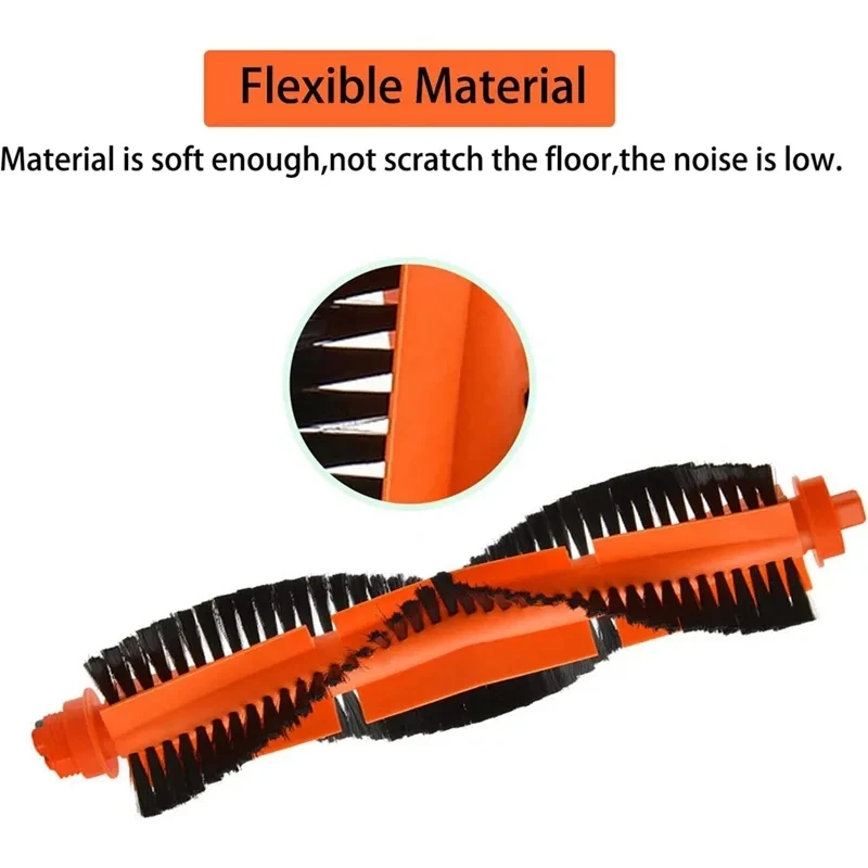 Replacement Accessories For WYZE Robot Vacuum Cleaner WVCR200S, Main Side Brush Hepa Filters