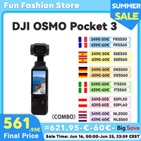 【EU Ship 】DJI OSMO POCKET 3 Combo ActiveTrack 6.0 3-Axis Stabilization 10-Bit D-Log M ColorOSMO POCKET 3
