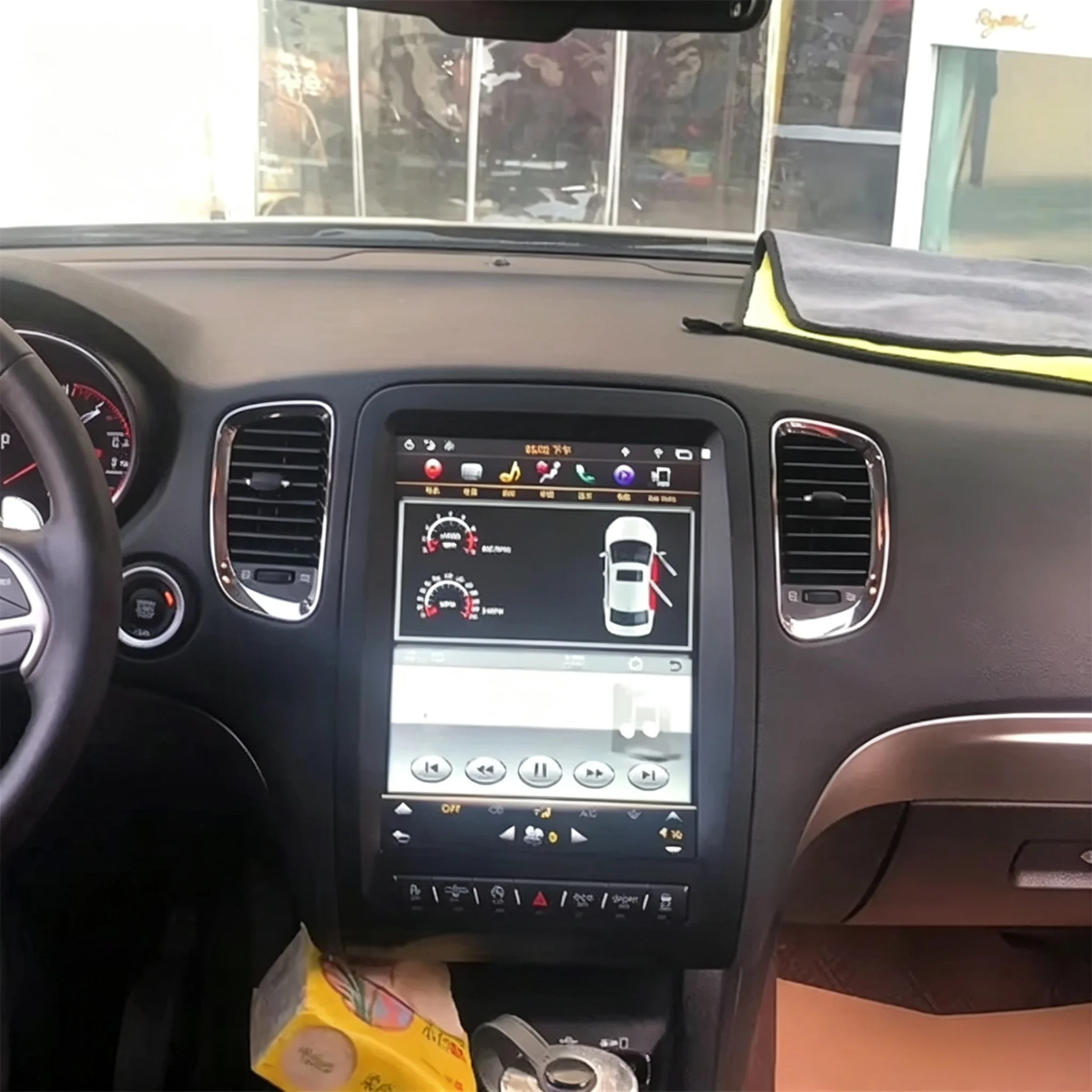 13 Inch Touch Screen For Dodge Durango 2011-2020 Wireless Carplay Android Auto Car Multimedia Player GPS Navigation 4G Stereo