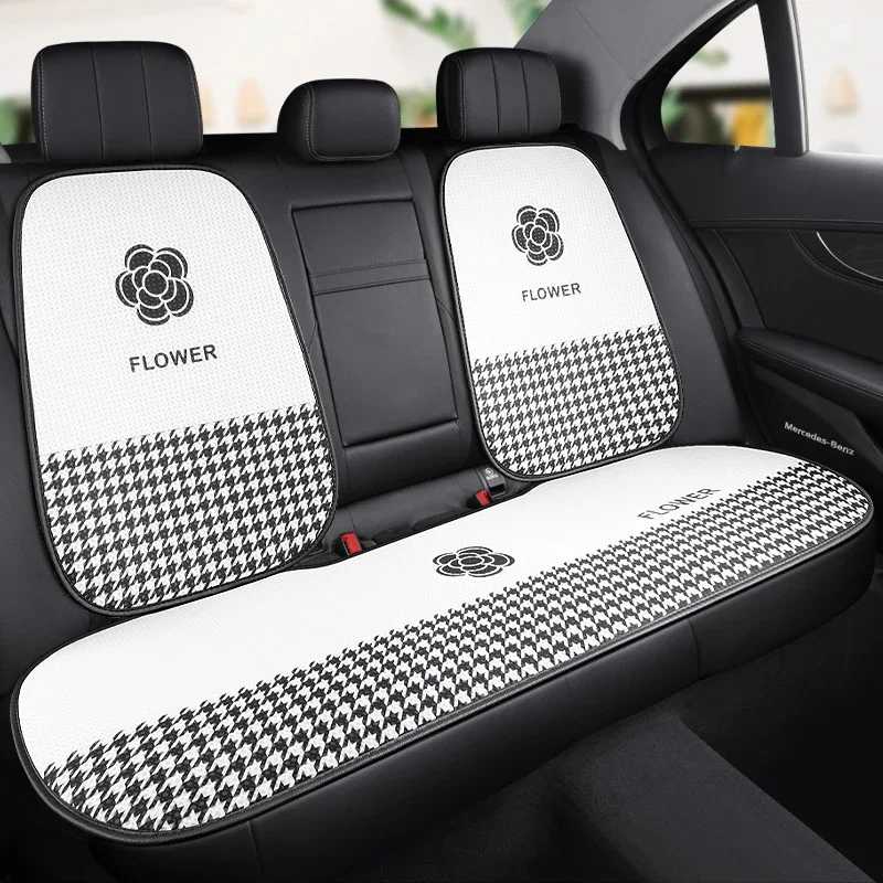 22024 Cute Cartoon Car Seat Cushion Breathable Honeycomb Summer Car Seat Cover Protector Pad Mat Dust Proof Interior Accessories