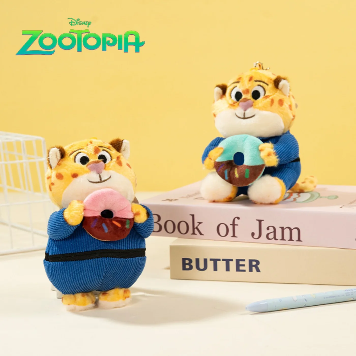 AOGER 12cm Classic Anime Genuine Zootopia Plush Keychains Small Pendant Bag Hangings Christmas Birthday Gifts