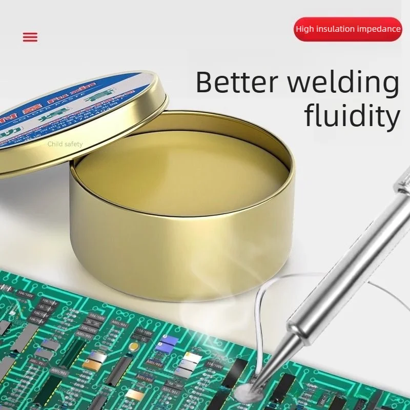 

Паяльная паста-флюс 100г/30г, канифольная паста для пайки, флюс для ремонта электронных плат, жидкая паяльная паста