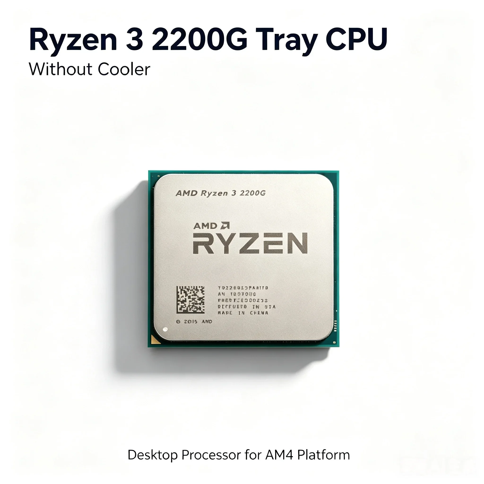 APU AMD R3 2200G PRO 2200G Tray CPU Vega 8 Graphic Chip For Learning Light Game Computer Assembly