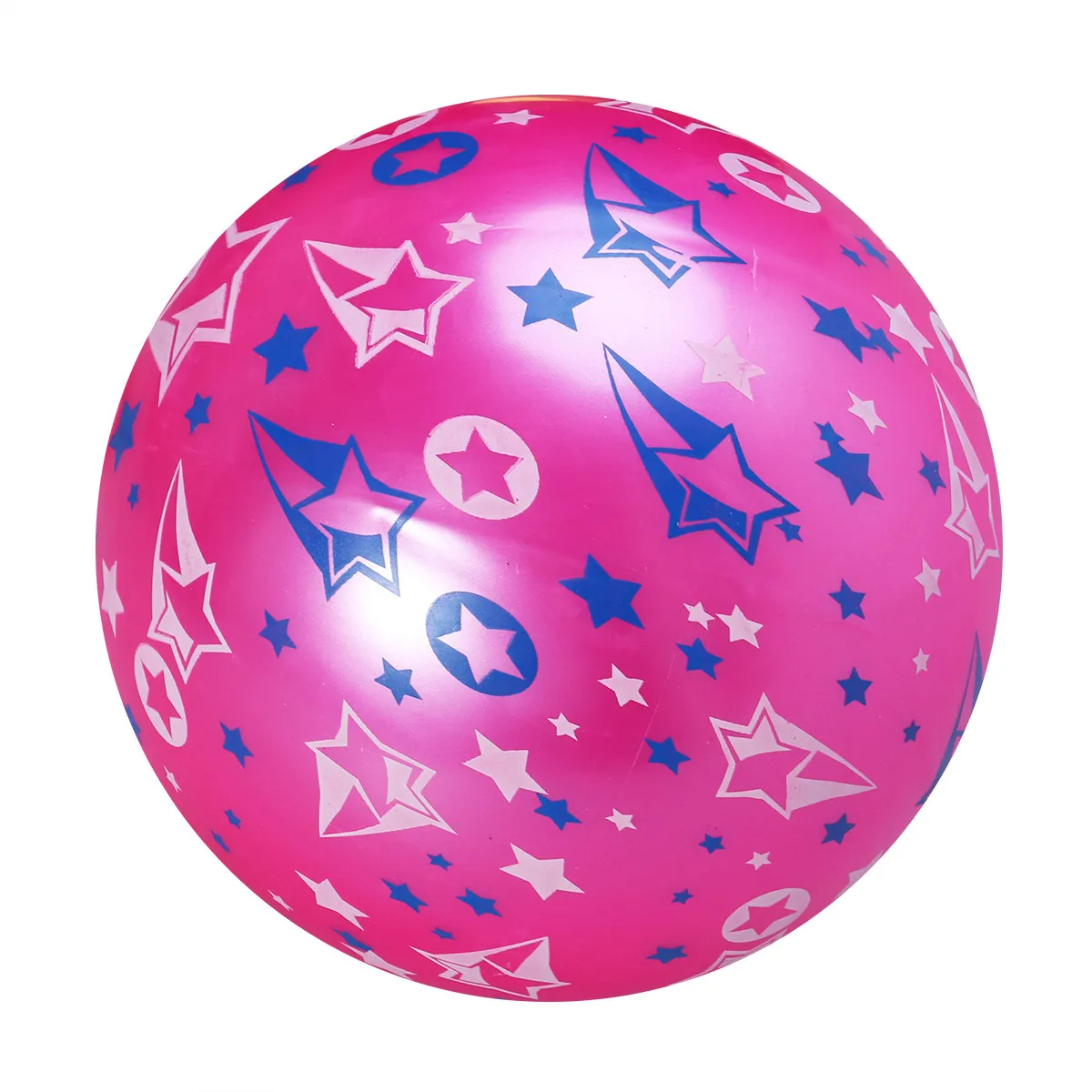 Pelota Inflable Ligera de PVC con Estampado de Estrellas para Niños, Bebés, Diversión en Interiores y Exteriores, Pelota de Entretenimiento Inflable