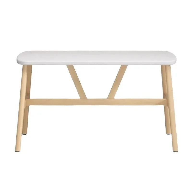 Wabi wind dining table household small apartment light luxury antique horn table rectangular dining table