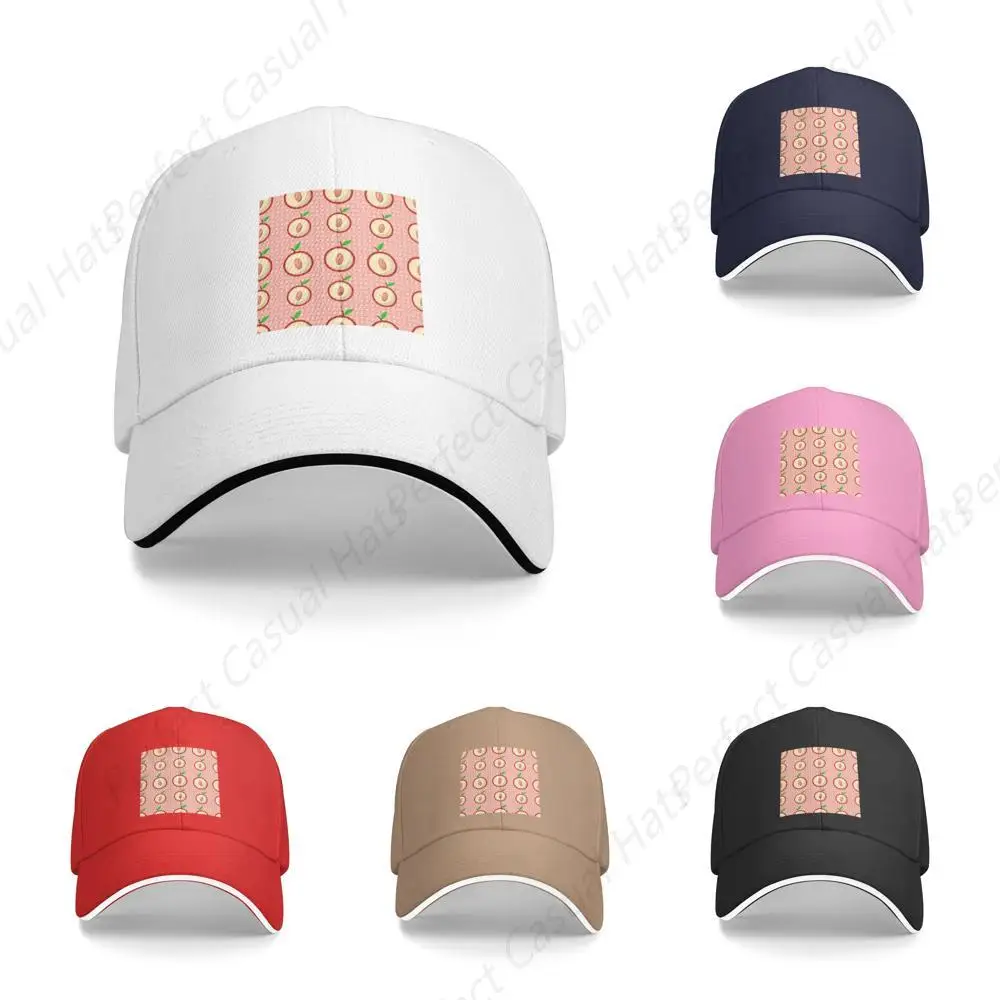 

Hot-Selling Fresh Plum Fruit Printing Hat Sandwich Caps Peaked Caps Trucker Hat Men Women Outdoor Sport Travel Sun Visor