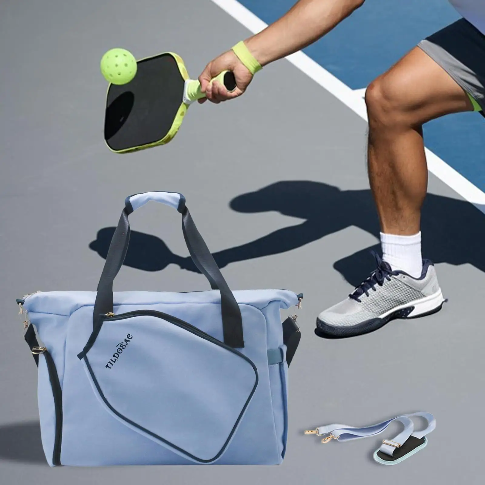 

Pickleball Bag Pickleball Paddle Bag Crossbody Bag Pickleball Racquet Bag Professional Pickleball Tote Bag Badminton Bag