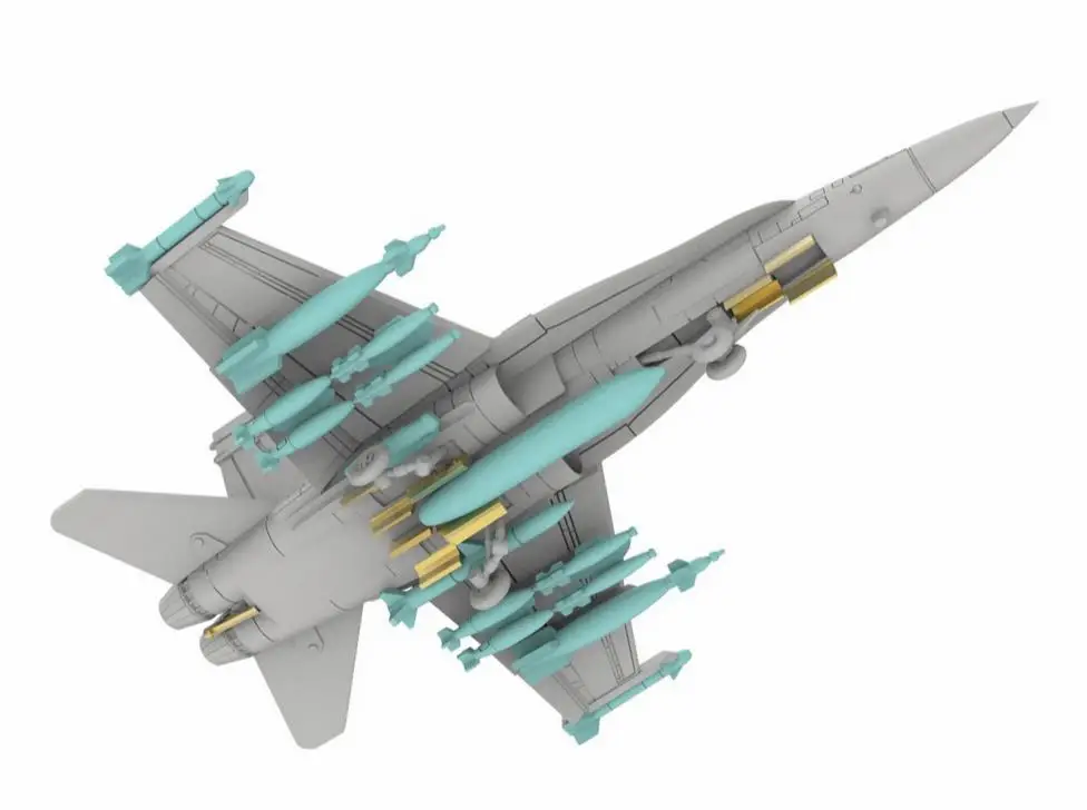 스노우맨 SG-7054 1/700 F/A-18D 호넷 스트라이크 전투기 (공대지) 모델 키트