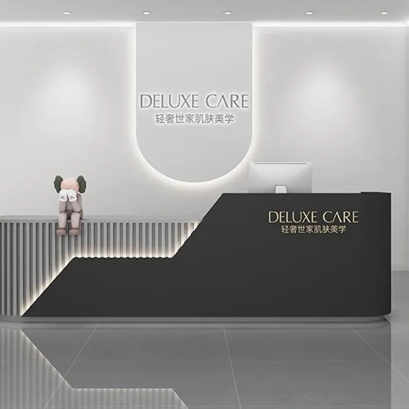 تصميم مكتب الاستقبال منبر مكتب الجبهة المنبر تسجيل البيع بالتجزئة متجر مكافحة الخروج فندق Mostrador أثاث ما بعد الحداثة