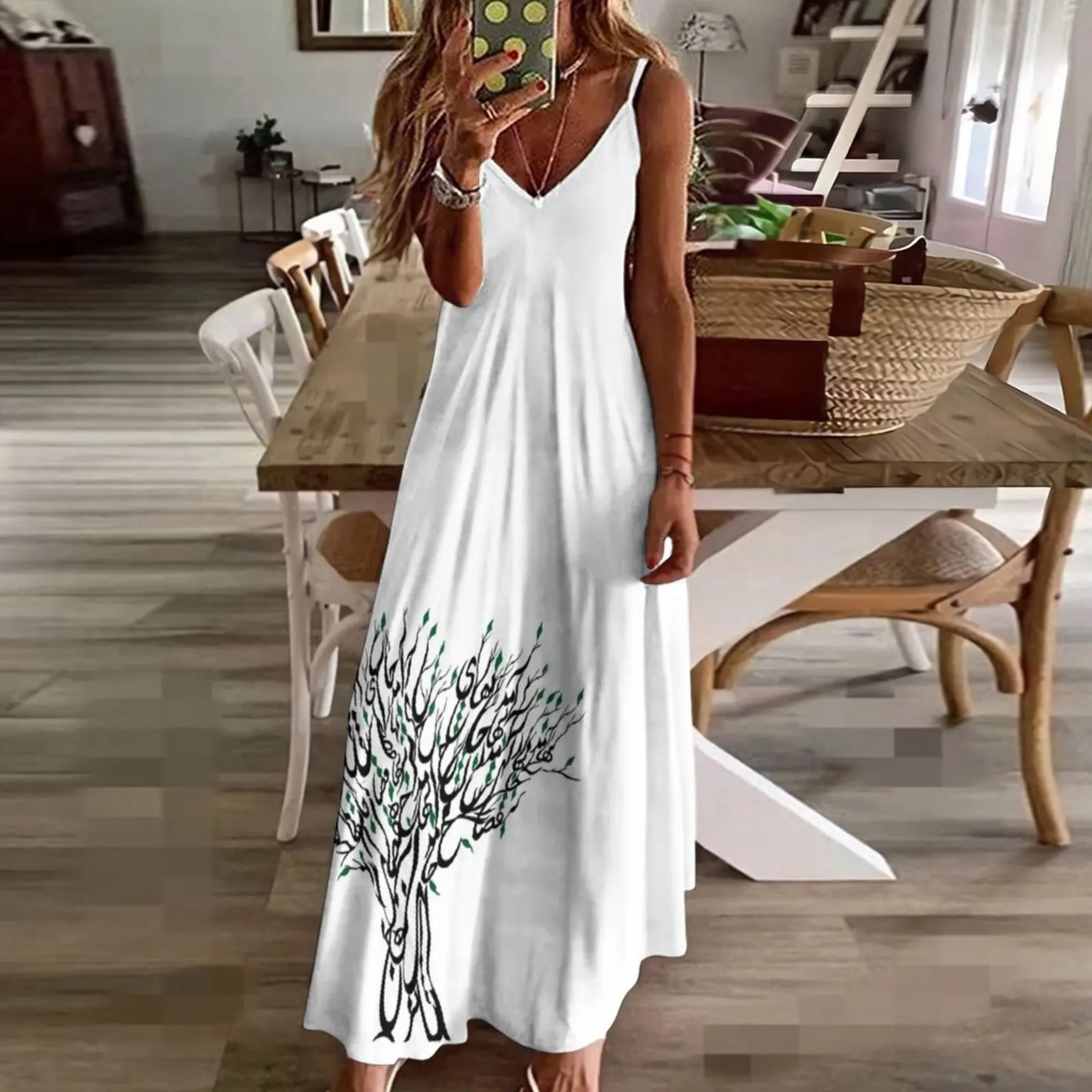 Printemps Robe de Rhpour femmes, tenue élégante de luxe