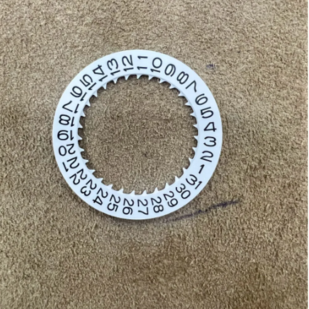 Watch accessories new NH34-NH35 movement calendar dial 3 digits 6 digits white black