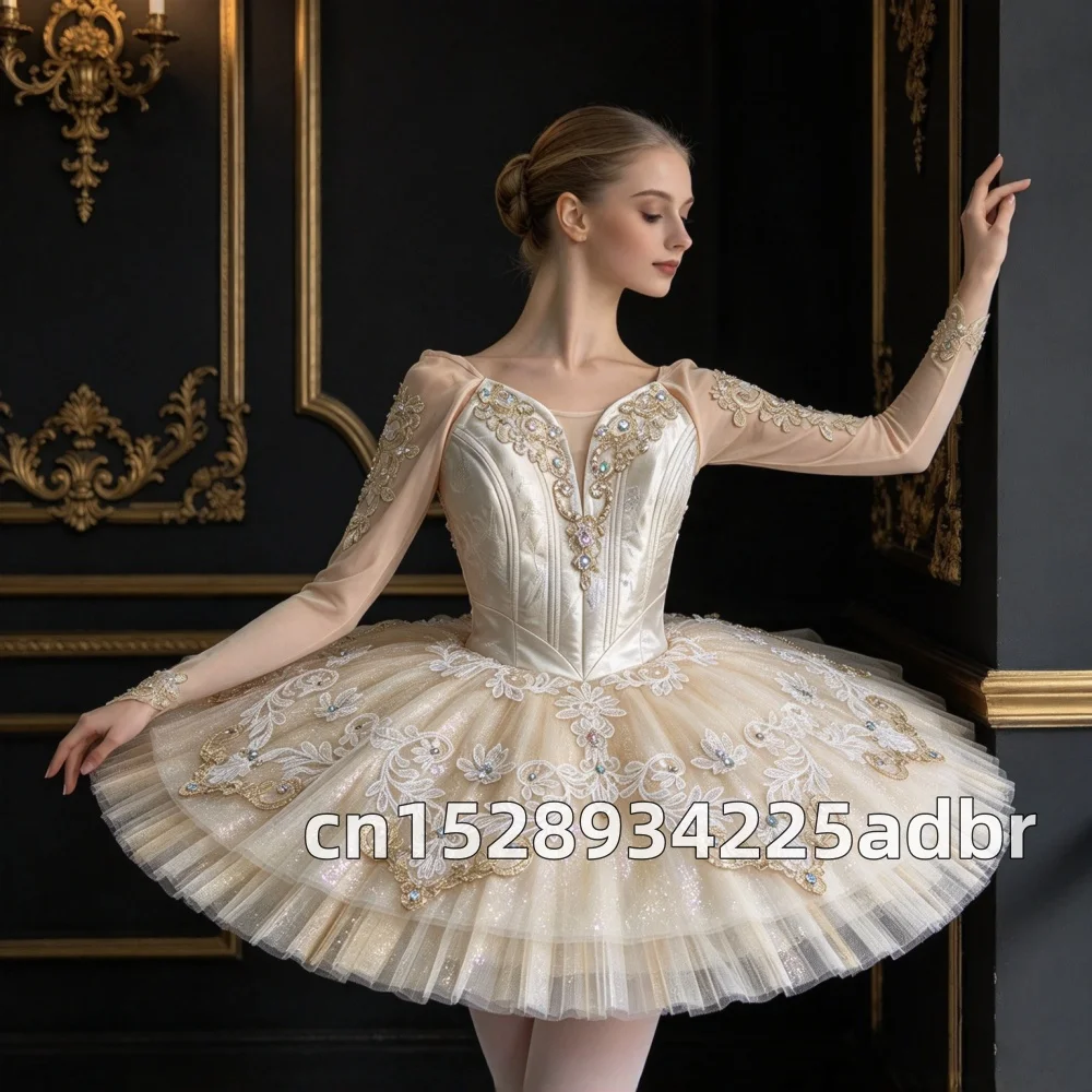 Pakita Variation Ballet Skirt Performance Tutu Skirt Customized Competition Dress for Adults and Children of Professional Qualit