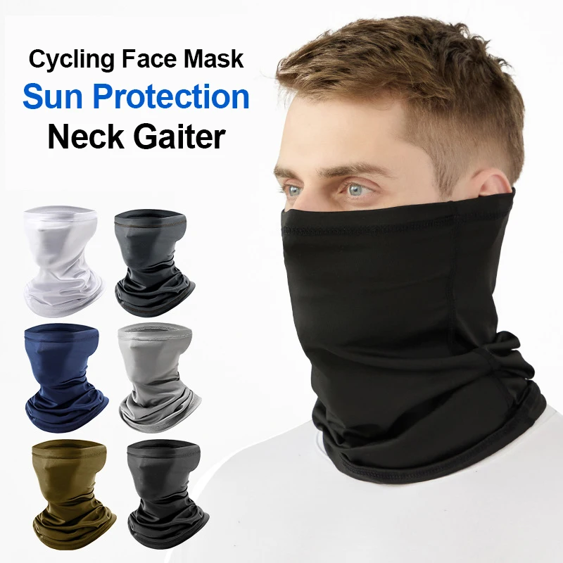 UV-Schutz Nackenschutz Radfahren Sonnenschutzmaske Gesichtsbedeckung Kühlender Angel-Bandana Unisex Outdoor-Sport Multifunktionaler Schlauchschal