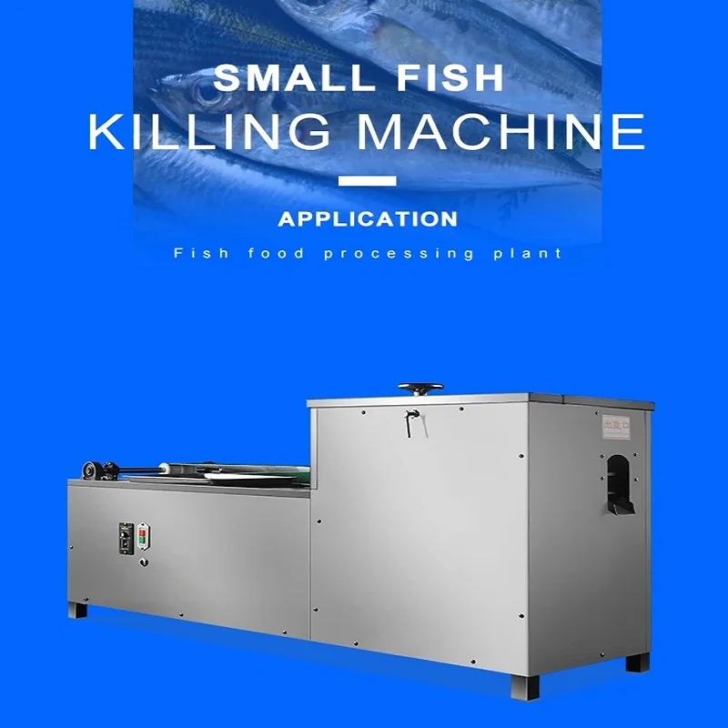 Industrial Electric Fish Killing Machine Fully Automatic And Multifunctional Small Fish Back Opening Machine