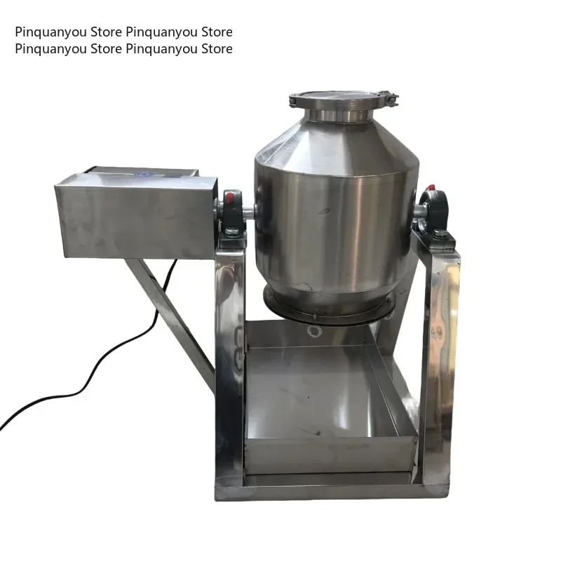 5L Stainless Steel Electric Dry Powder Mixer 220V, High Efficiency Blending Machine for Food & Chemical Powder Mixing