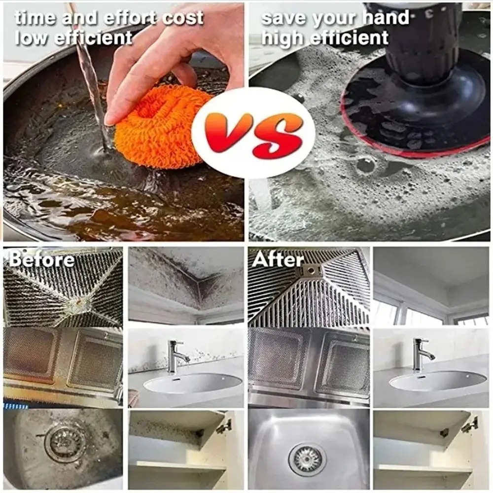 

1 шт., прочная 4-дюймовая электрическая дрель, щетка для чистки, синяя, желтая, нейлоновая щетка для чистки, инструмент для мойки автомобиля, обивка дивана, деревянная мебель