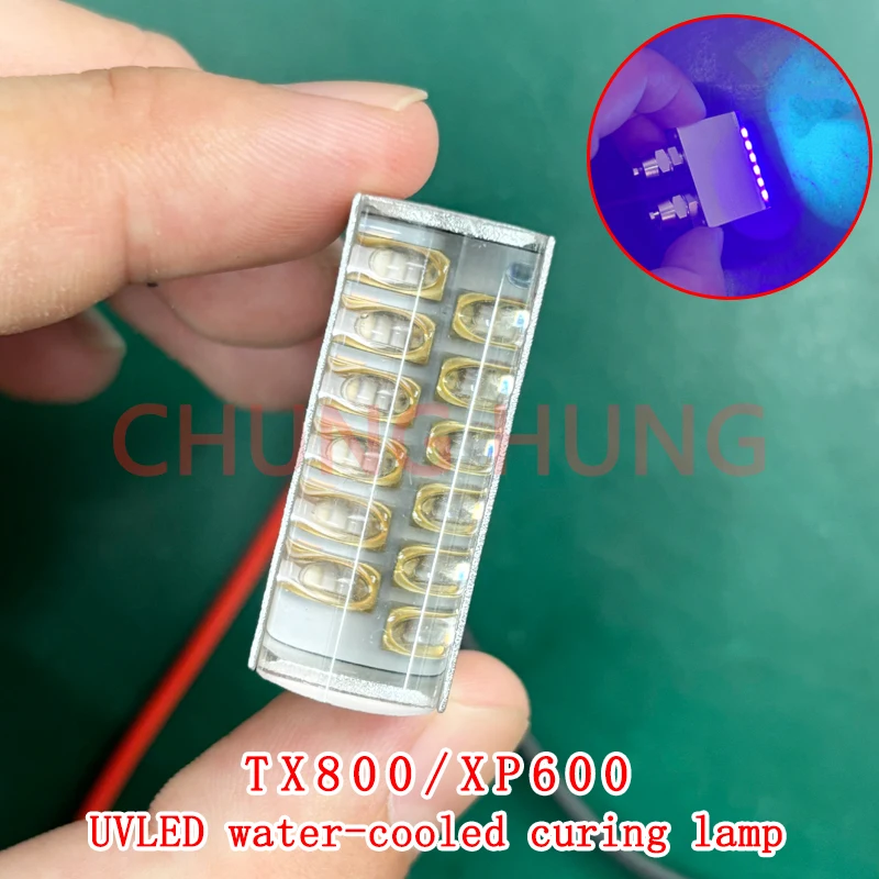 50W UV LED Ink Curing Lamp Suitable for R1390 L1800 A3 A4 DX5 XP600 TX800 UV Flatbed Printer Ink Curing and Drying Lamp