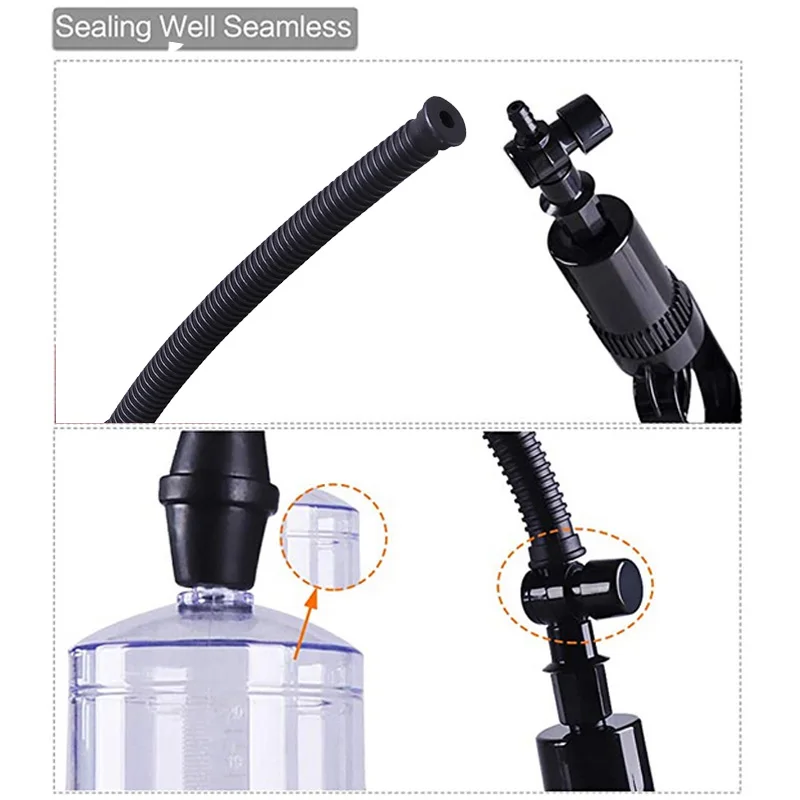 Accessories For Penis Pump Cylinder Penis Extender For Men Penile Enlargement Vacuum Pumps Cover Replacement Sleeve Flask Part