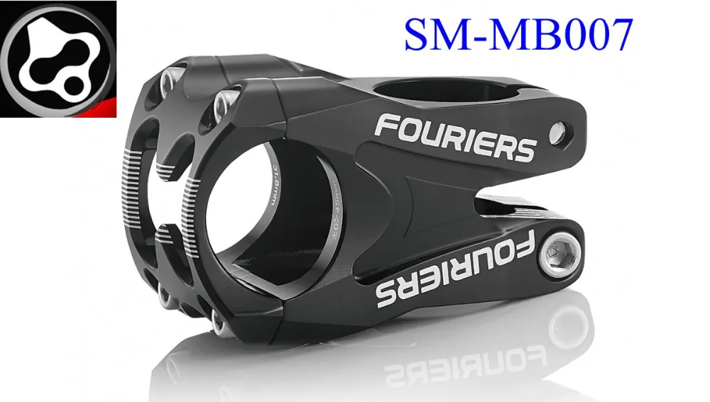 

FOURIERS Bike stem CNC manufactured for 31.8mm handlebars and 1 1/8 steerer tubes 0 degree