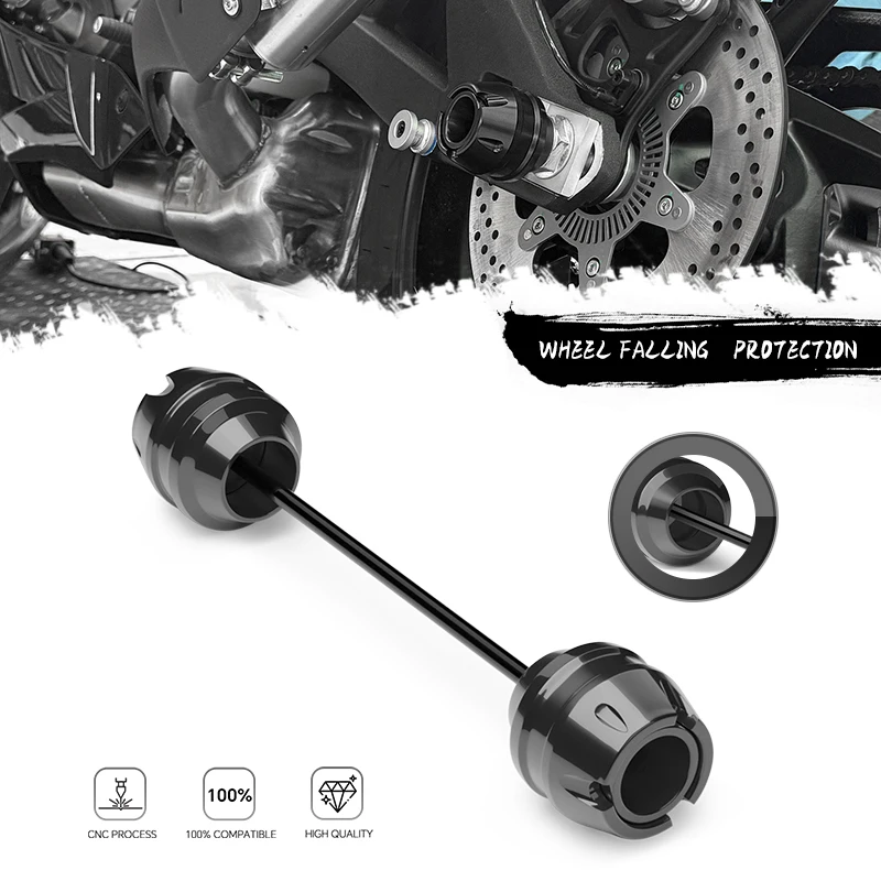 

multistrada Rear Front Axle Crash Sliders Cap Pad For MULTISTRADA950 MULTISTRADA 950S 2016-2025 Motorcycle Wheel Protector Kit