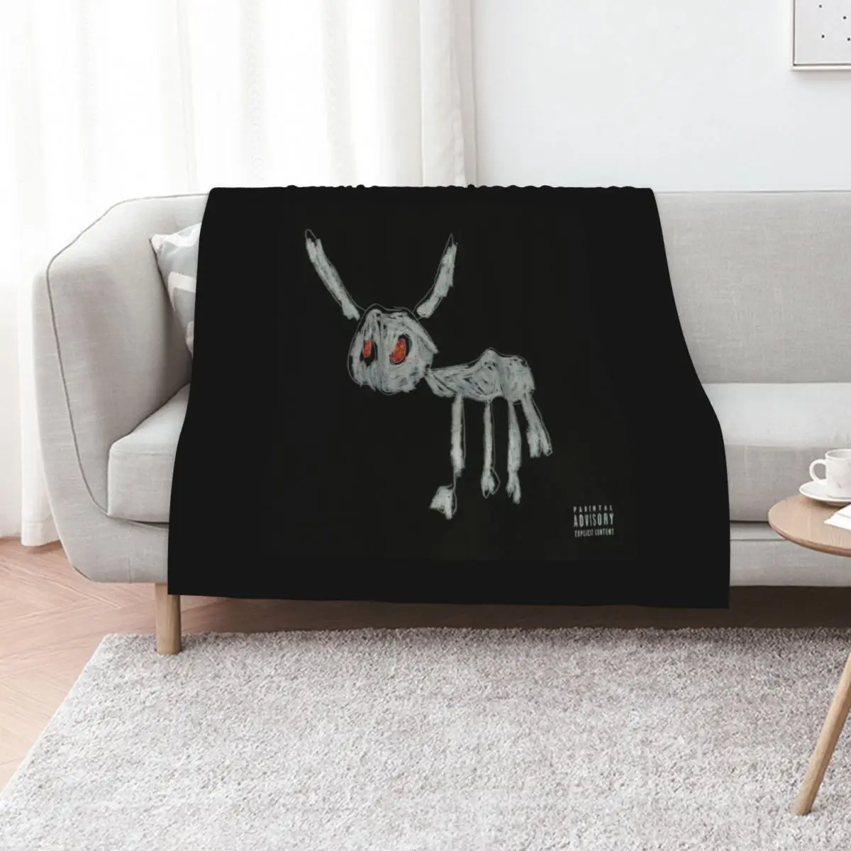 Drake. Throw Blanket Color Fast Cozy Throw Blanket