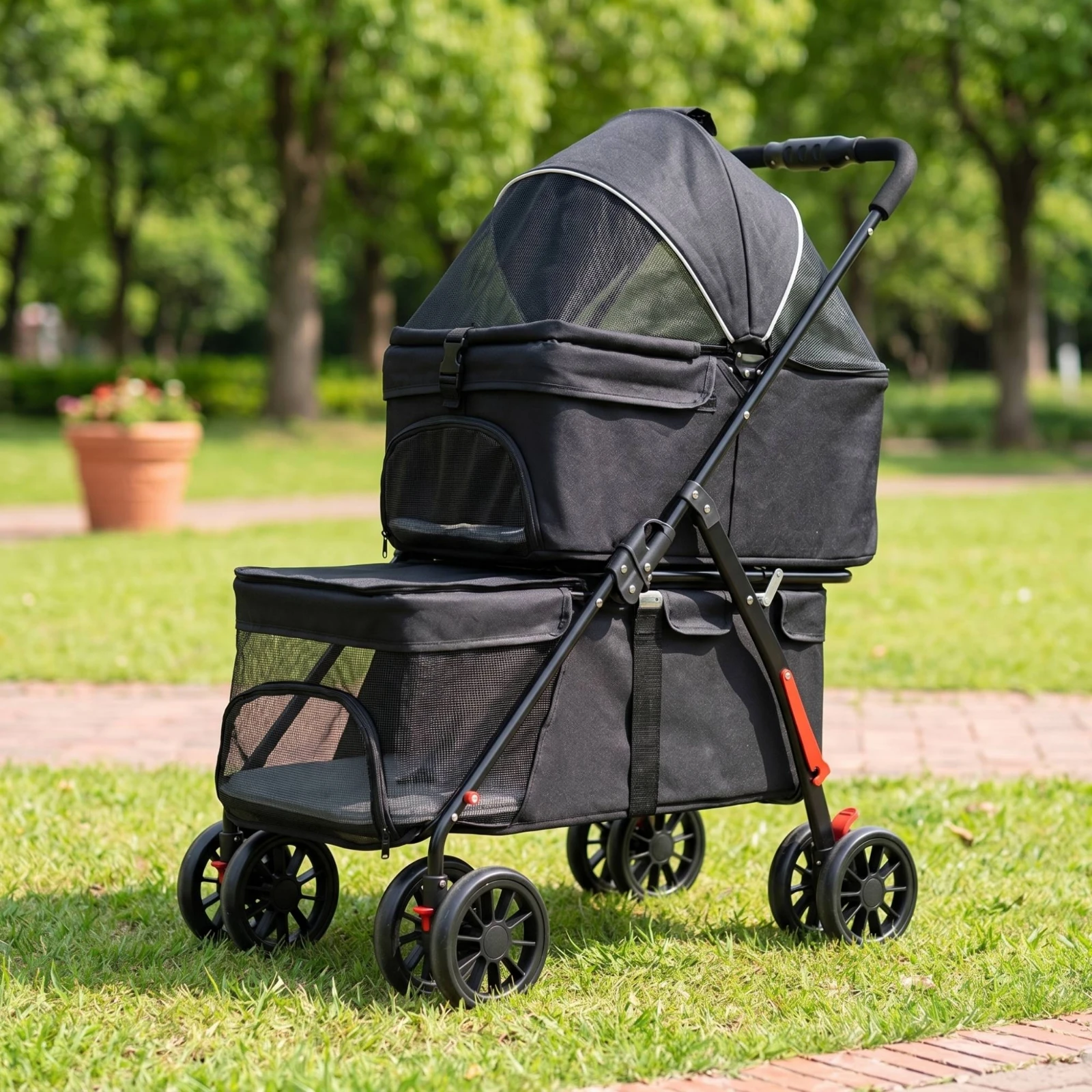Wózek dla zwierząt z odłączany – Pet Stroller Carrier recenzja i cena