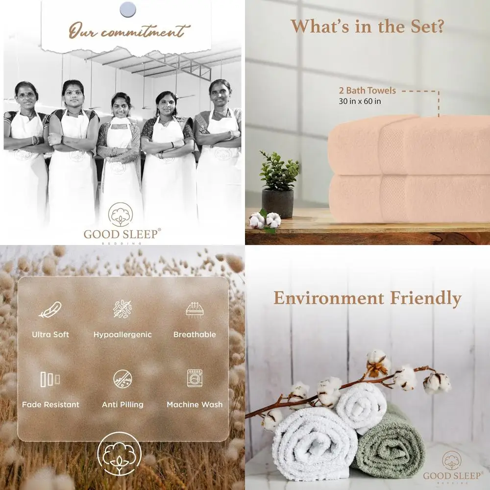 

Набор из 2-х роскошных хлопковых банных полотенец 700 GSM, 30 x 60 см, высокая впитываемость, мягкие и быстросохнущие, цвет бежевый.