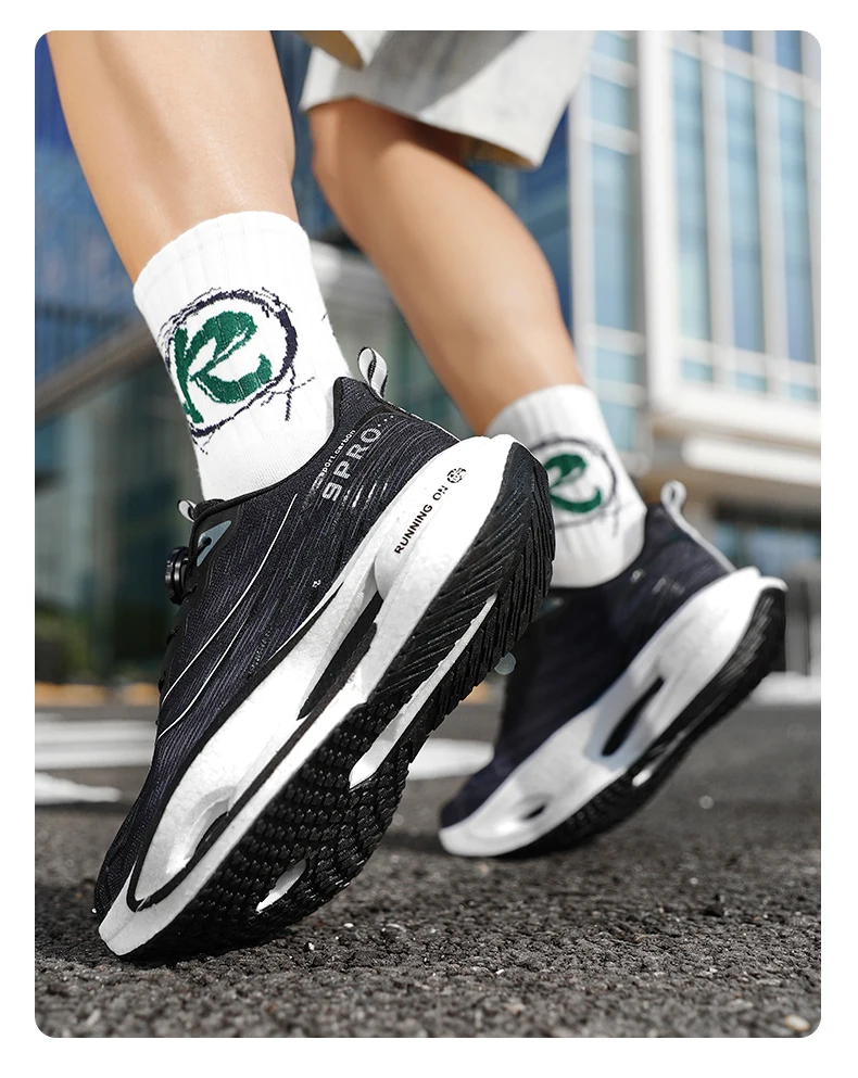 Herren-Sportschuhe, Laufschuhe mit Carbonplatte, Marathon-Sneaker für Herren, Rennschuhe, stoßdämpfende Sportschuhe für Damen. – Detail 30