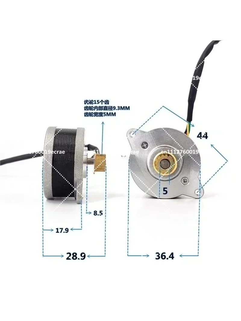 36 Step Stepper Motor 0.9 Degree Two-Phase Four Wire Closed-Loop Gimbal Micro Motor