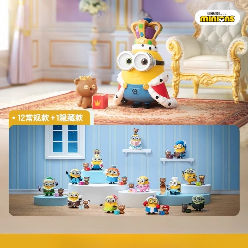 

Genuine Mini on Bedtime Stories By Bob And Tim Series Blind Box Cartoon Cute Model Doll Toy Desktop Decoration Birthday Gift toy